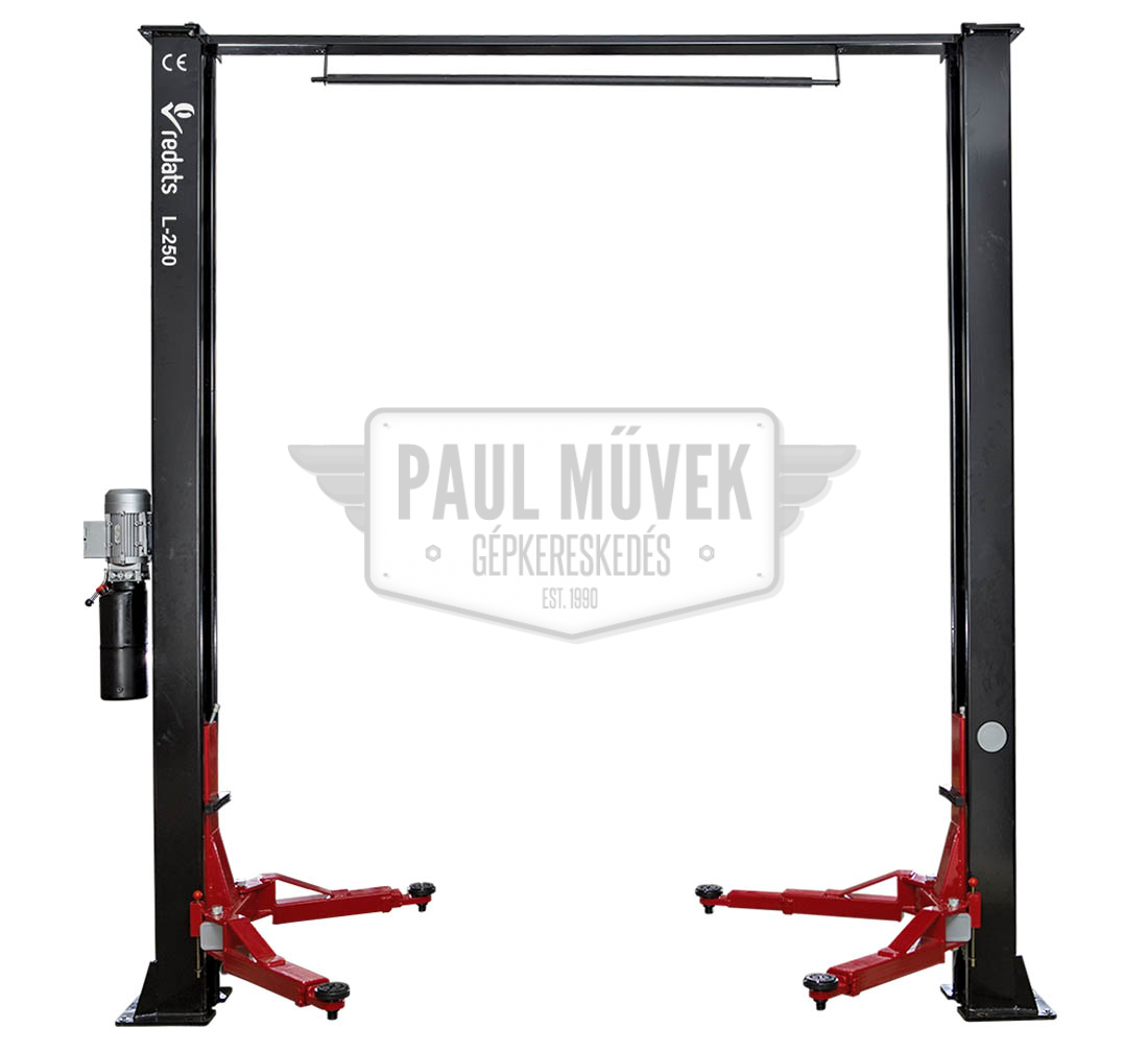 L-250R Two-post car lift – 4T, OVERHEAD