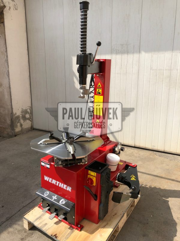 WERTHER TITANIUM 100/22 SEMIAUTOMATIC TIRE CHANGER Garázsipar.hu