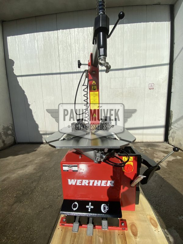 WERTHER TITANIUM 100/22 SEMIAUTOMATIC TIRE CHANGER Garázsipar.hu