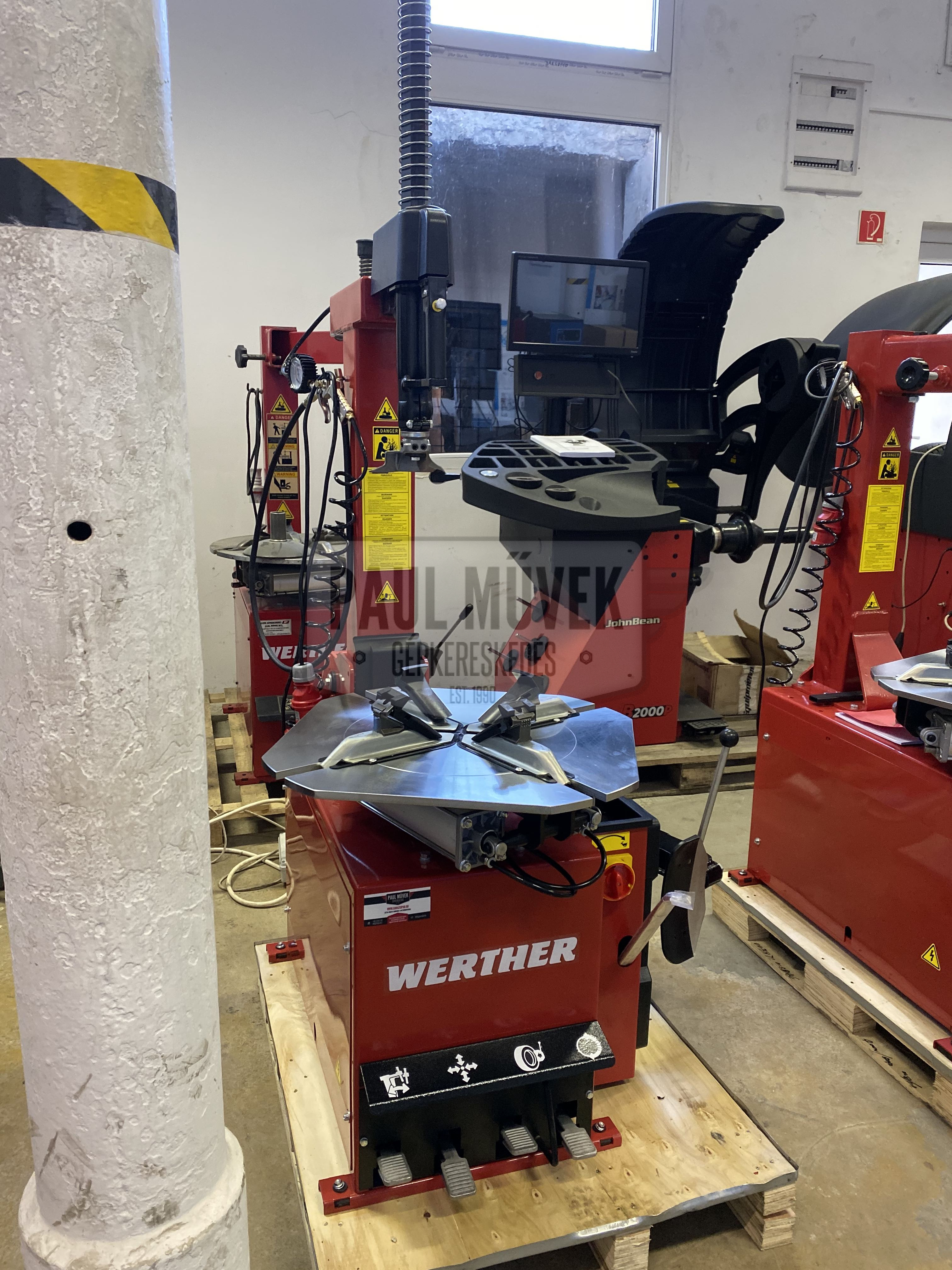 WERTHER TITANIUM 200/22 AUTOMATIC TIRE CHANGER Garázsipar.hu