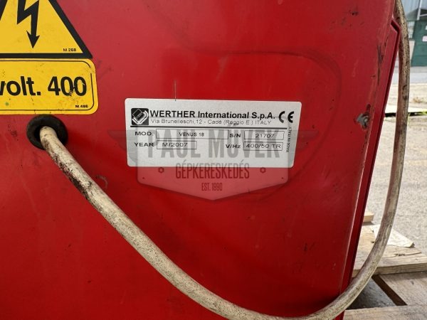 WERTHER VENUS18 Félautomata Kerékszerelő