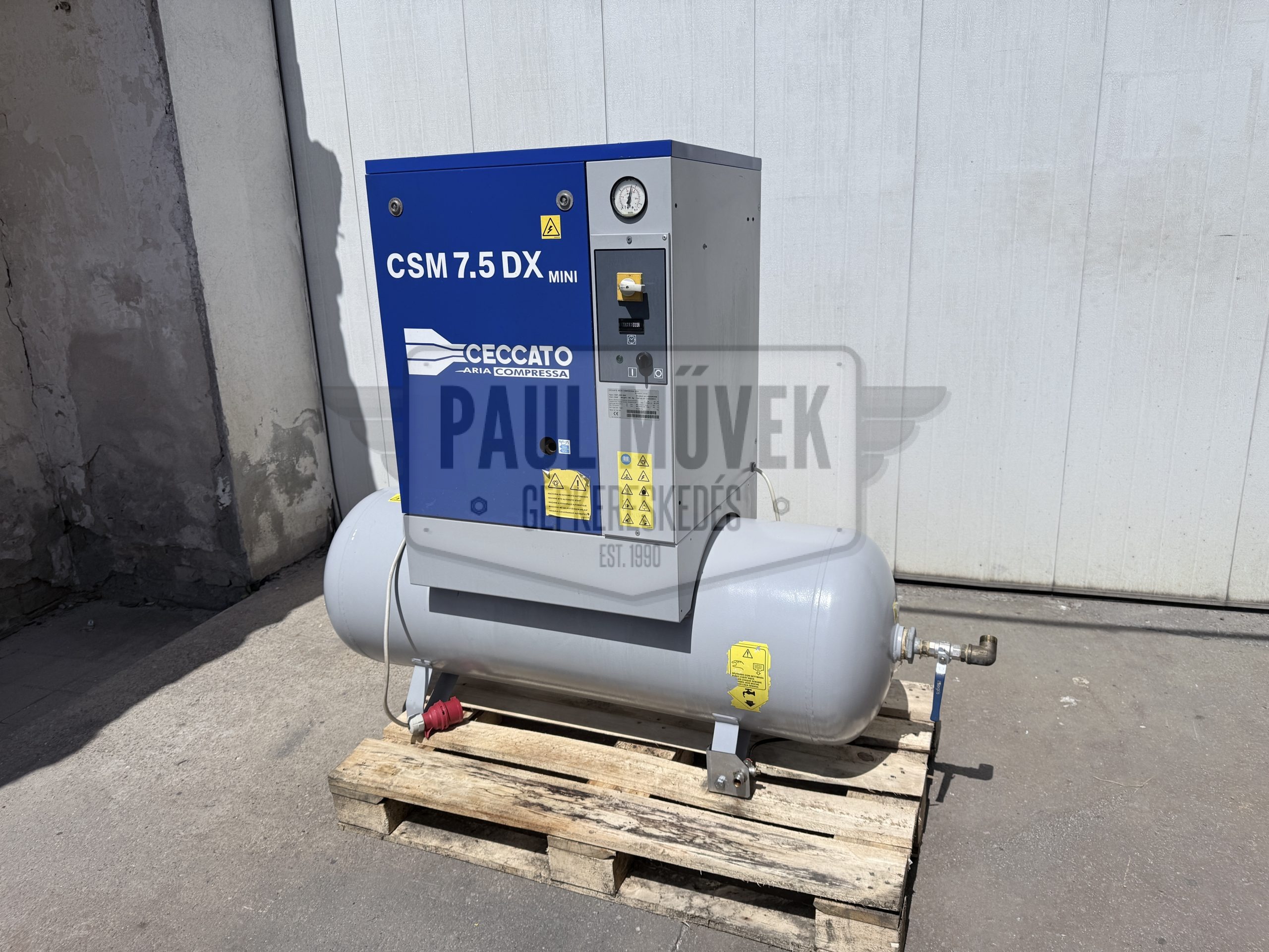 CECCATO CSM7,5XM 200L CSAVARKOMPRESSZOR LÉGTARTÁLLYAL (5.5kW, 200L)
