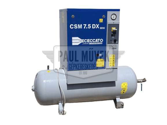 CECCATO CSM7,5XM 200L CSAVARKOMPRESSZOR LÉGTARTÁLLYAL (5.5kW, 200L, 2005)